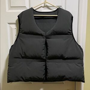 Sample Black Puffer Vest